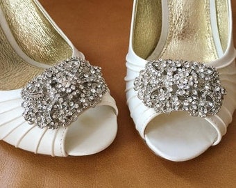 Rhinestone Shoe Clips - Set of 2 - BEST SELLER
