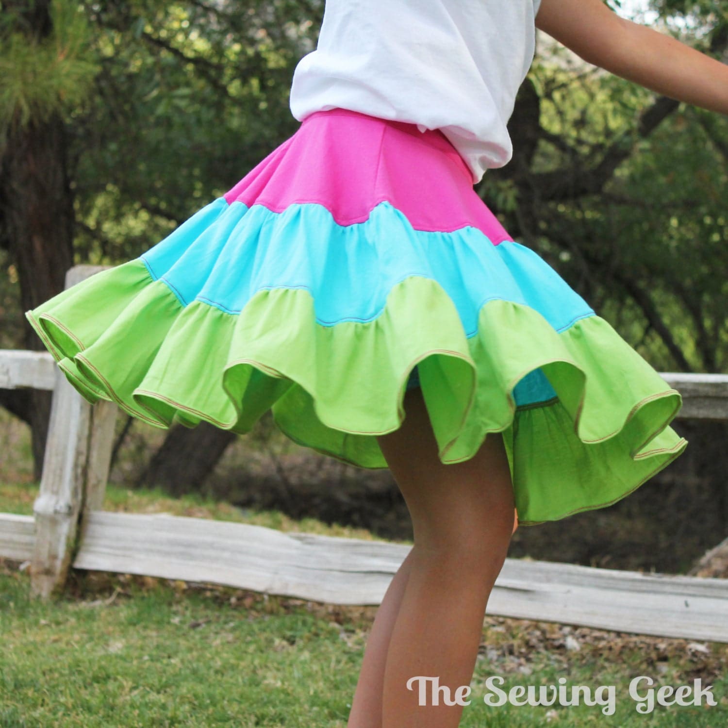 Twirly Skorts Sewing Pattern Girl's Skort Pattern PDF.