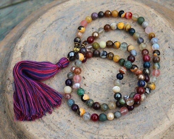 beautiful mala necklace