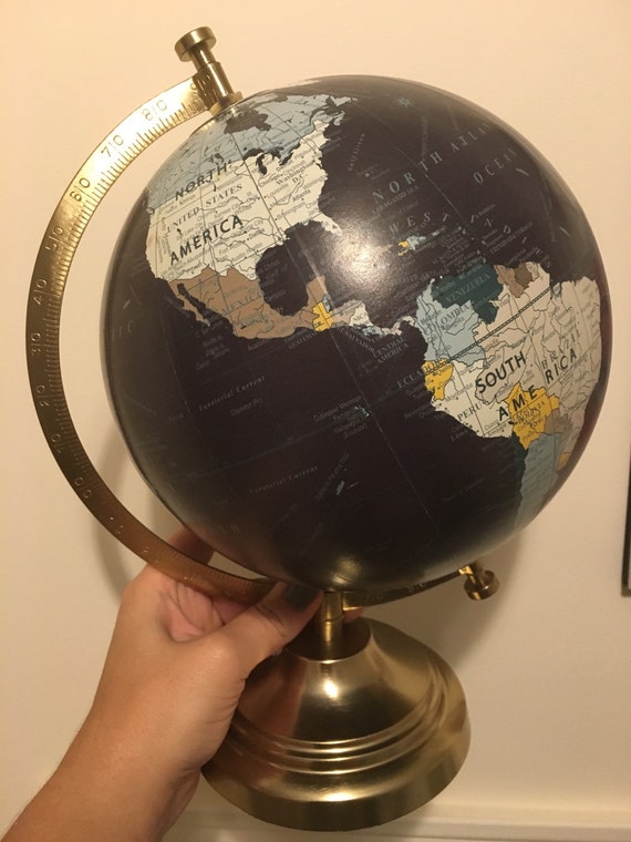 Large Desk Globe Customize Me Office Decor/Home by SugarAndSnowCo