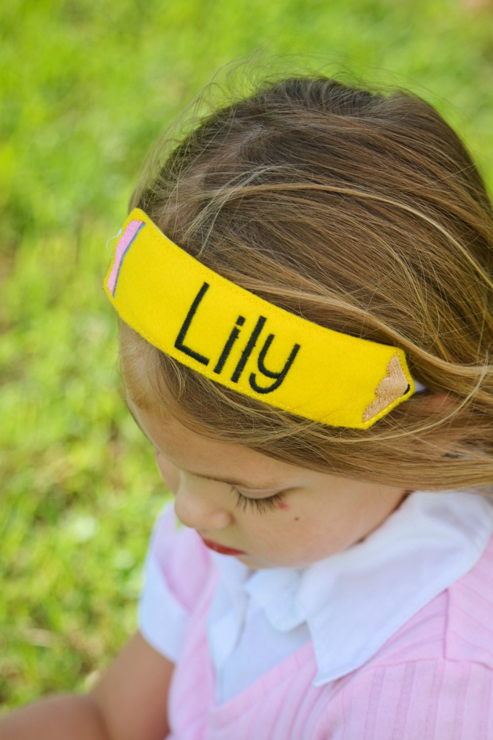 Personalized Pencil Headband Back to School Headband 1st