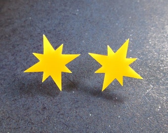 Ms Carol Danvers Captain Marvel Costume Star Logo Pendant Stud Post Earrings Cosplay