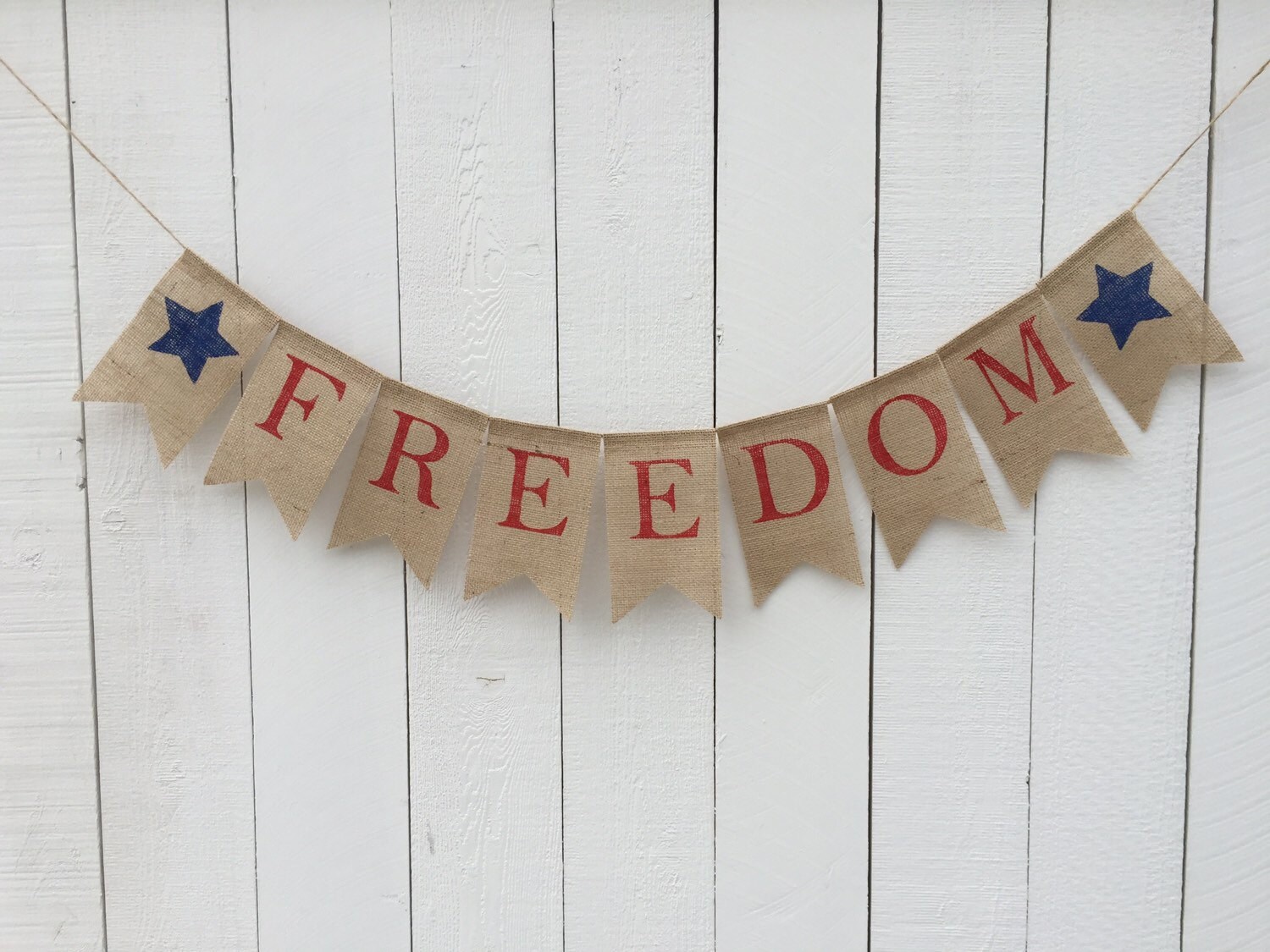 Freedom Banner Patriotic Banner Patriotic Bunting 4th of