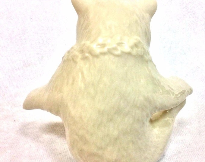 Lenox China Jewels Collection, Ivory Colored Sitting Bear Figurine, Made in the USA, Gift For Christmas, Holiday Gift, Stocking Stuffer