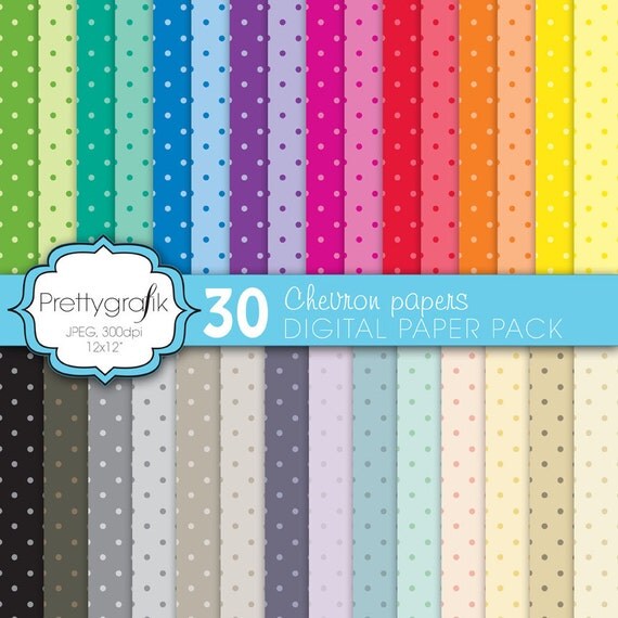 80% OFF SALE polka dot digital paper, commercial use, scrapbook papers, background - PS581 Il_570xn