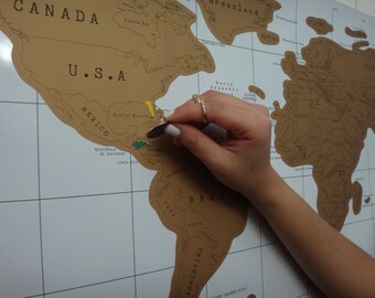Scratch Off World Map