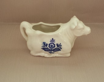 Blue and White Cow Creamer - Japan