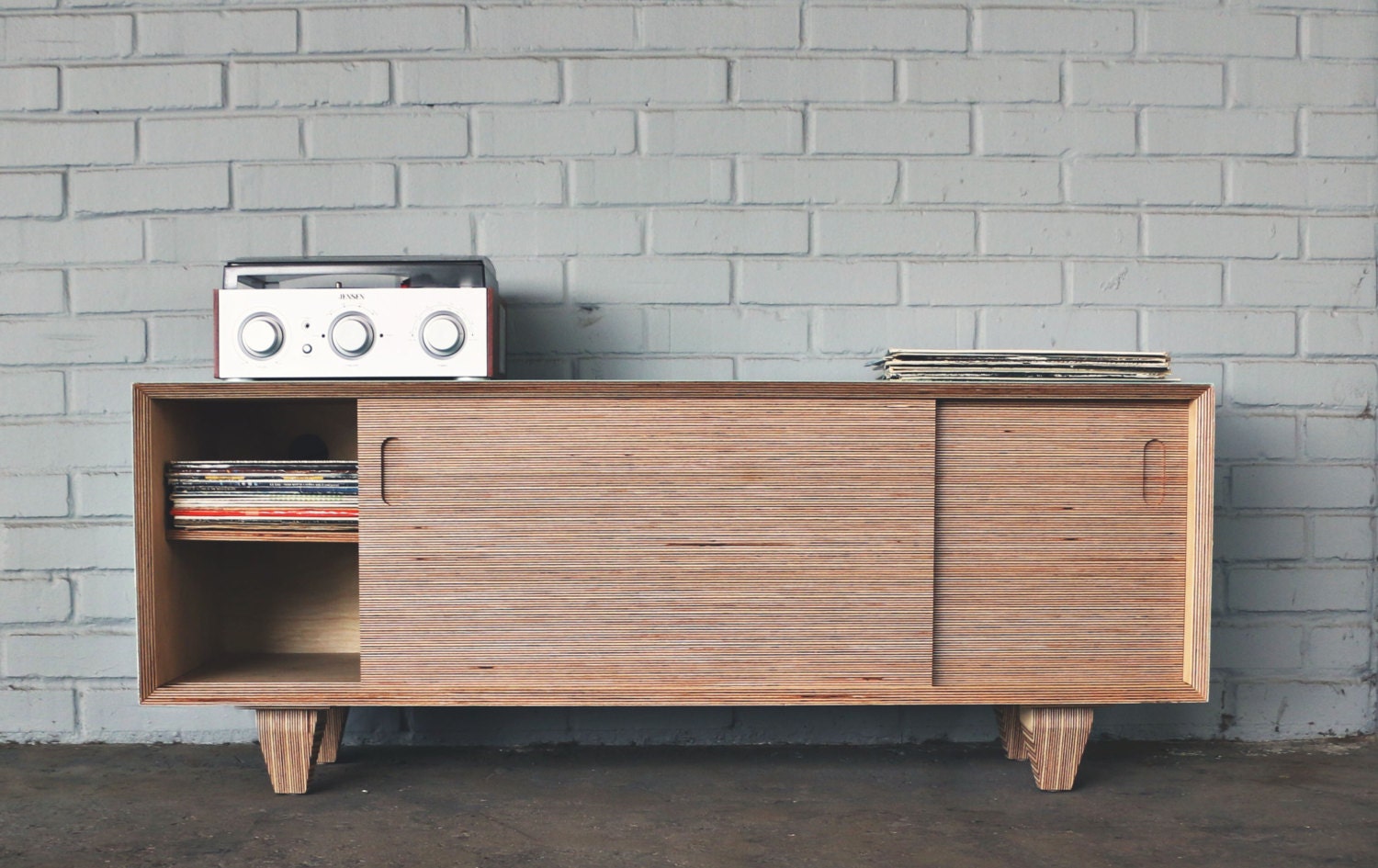 Mid Century Modern Media Console
