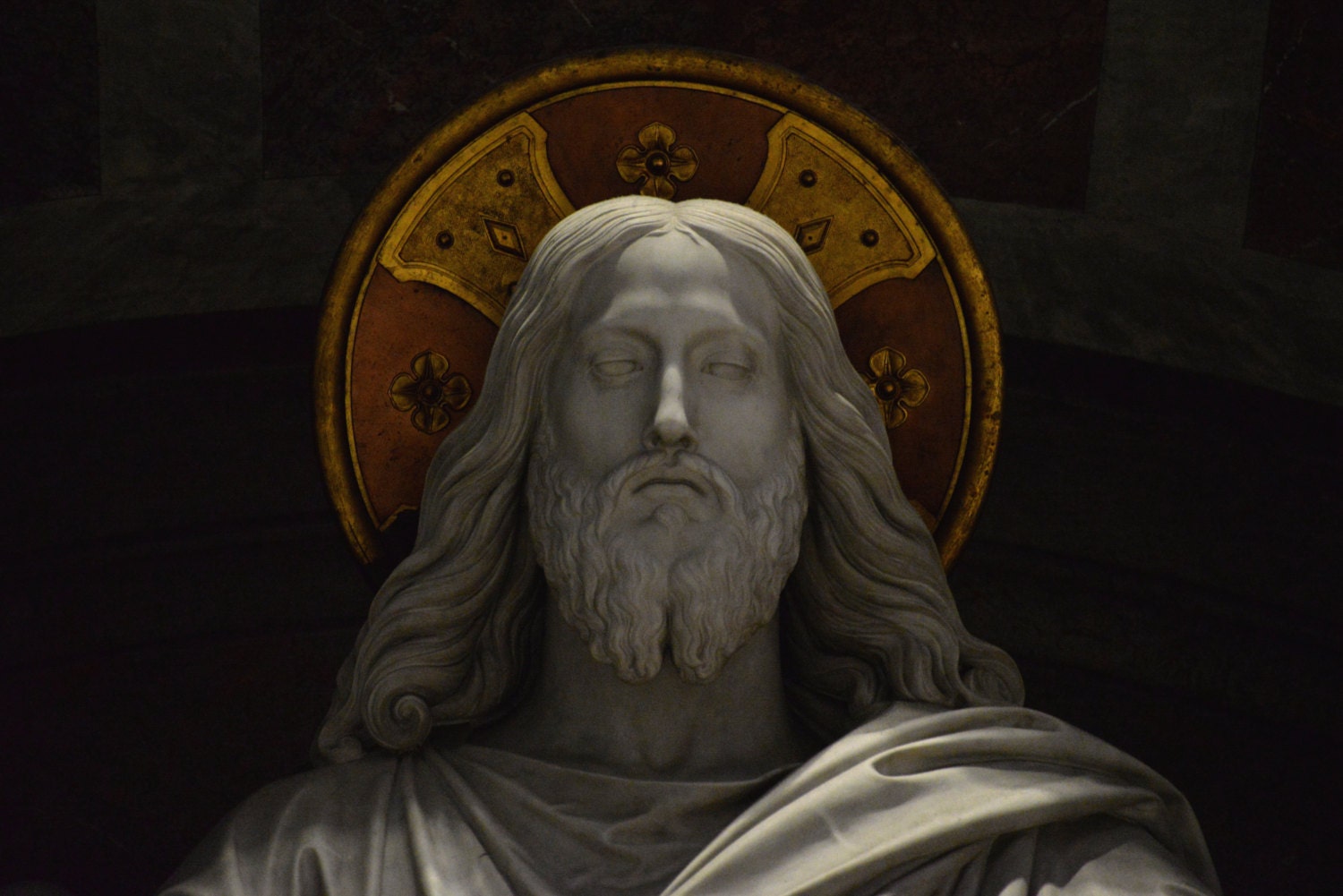 Jesus Christ Statue at The Vatican Italy