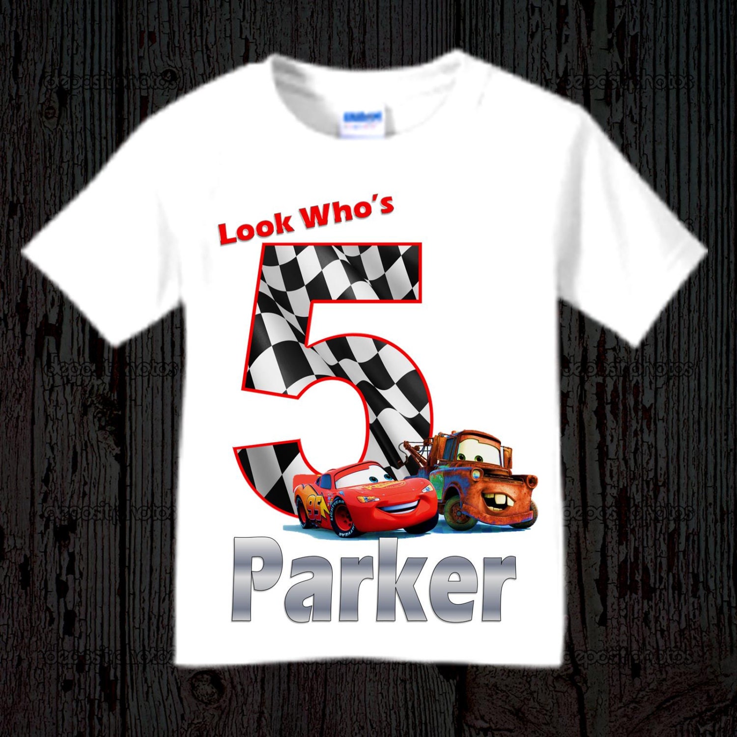 lighting mcqueen birthday shirt