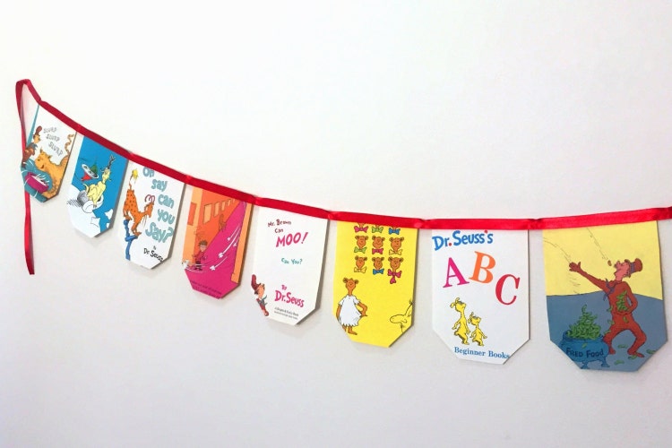 Dr. Seuss Banner Dr. Seuss Book Banner by MyLittleCraftyThings