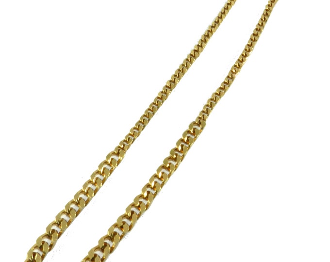 Vendome Heavy Chain Necklace, Vendome Gold Plated Necklace, Vintage Rocker Jewelry, High End Designer Fashion Necklace