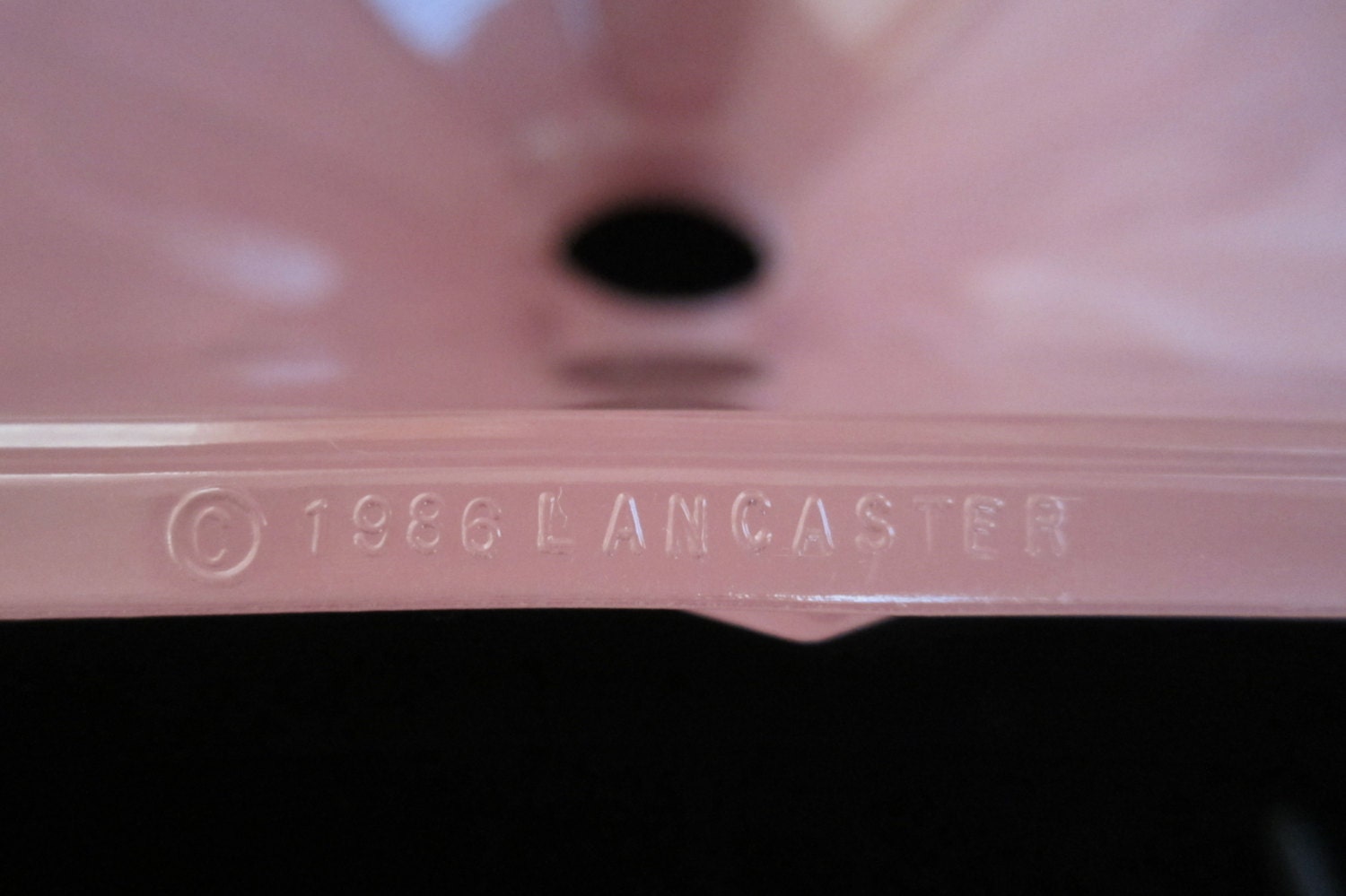 Lancaster Glass Lamp Shade 2 Pc Deco Vintage American Arts