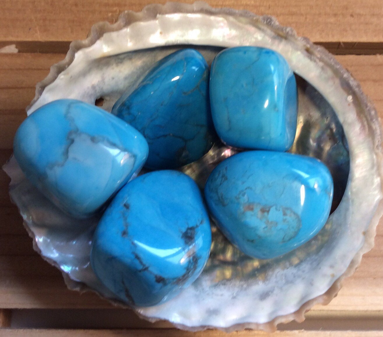 Blue Howlite Calming Stone Healing Stone Meditation