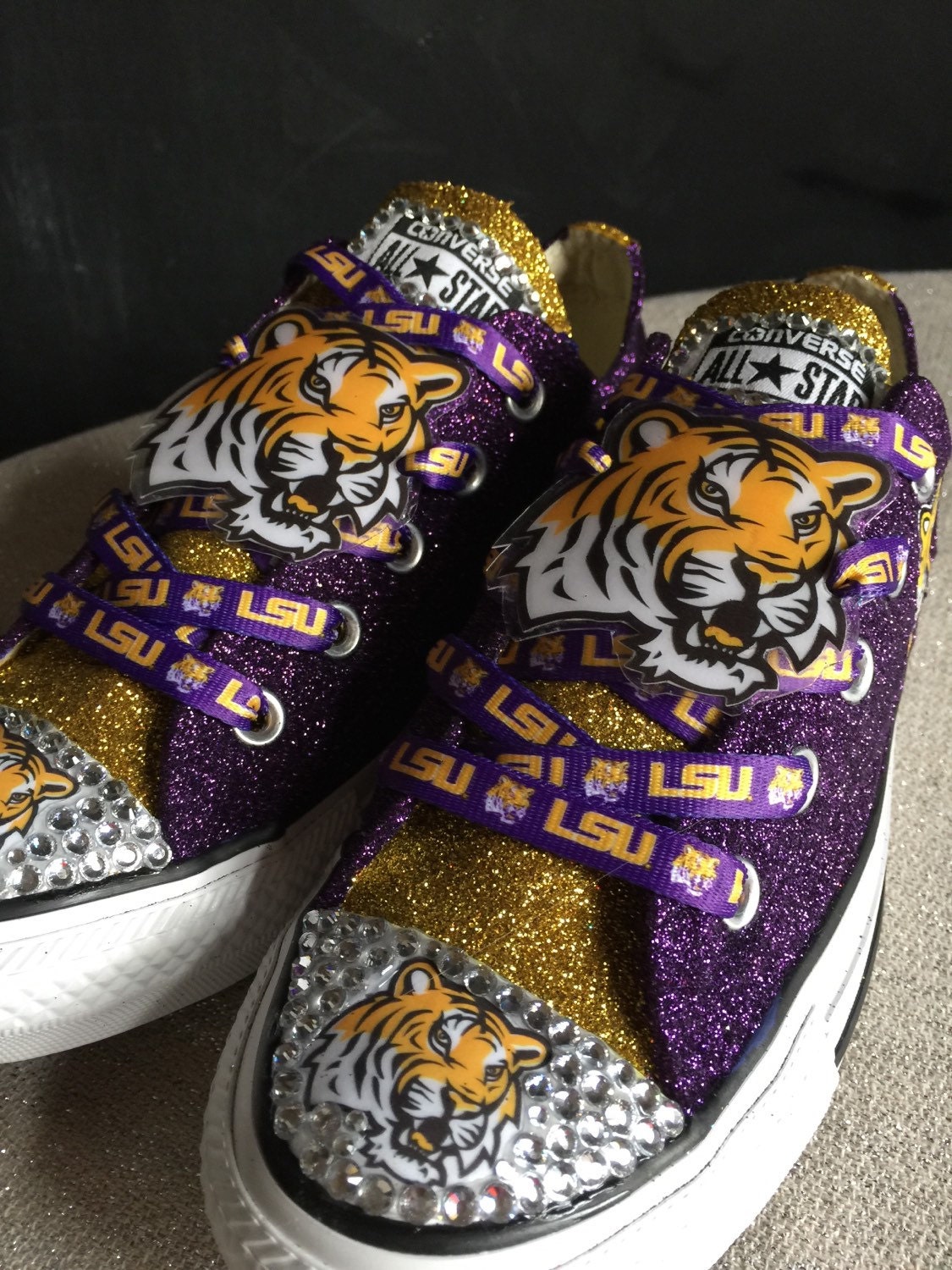 custom lsu shoes
