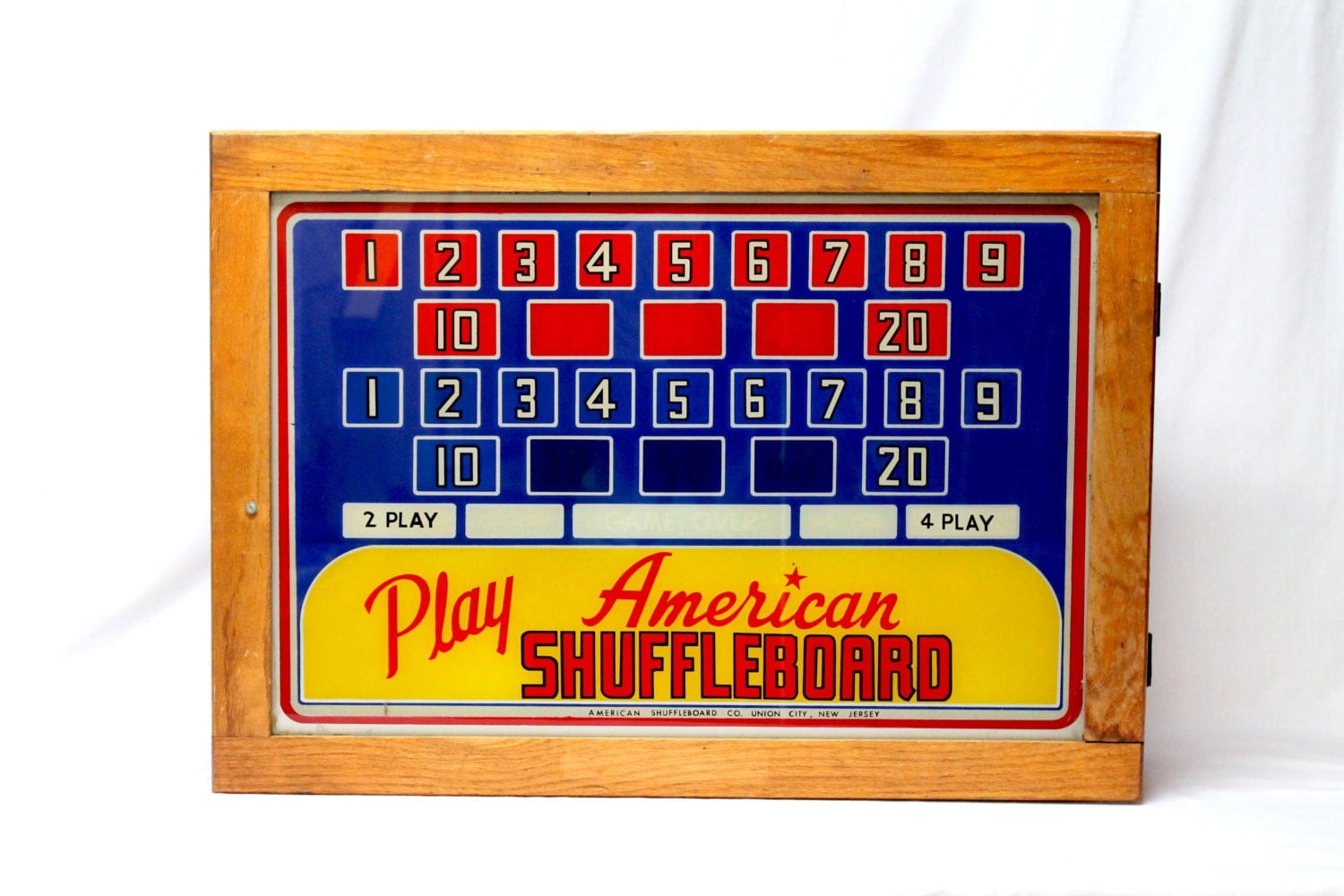 American Shuffleboard Scoreboard Schematic