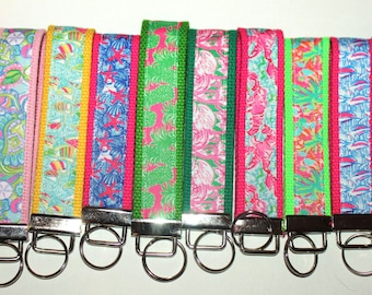 Lilly Pulitzer Inspired Key Chains