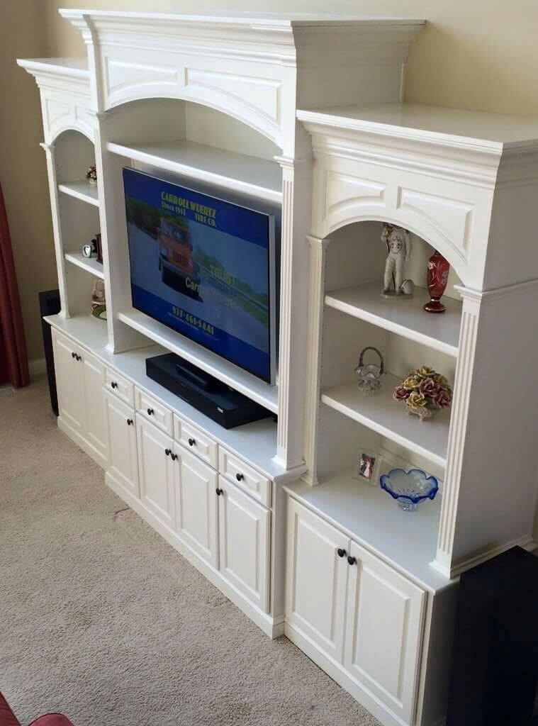 Entertainment Center Bookcase BuiltIn Home Theater Media