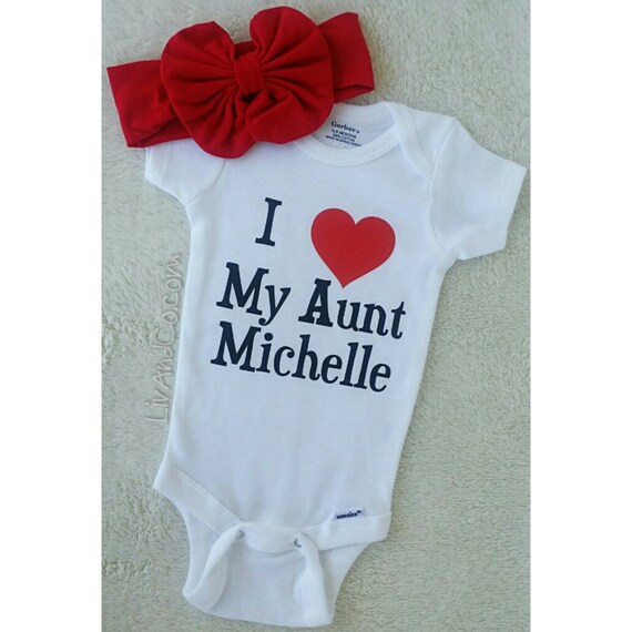 I Love My Aunt Onesie® Baby Boy Clothes Baby Girl Clothes
