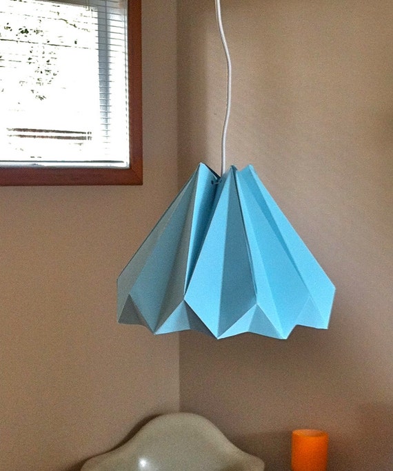 Items similar to Paper lamp, origami paper lamp, multiple colors