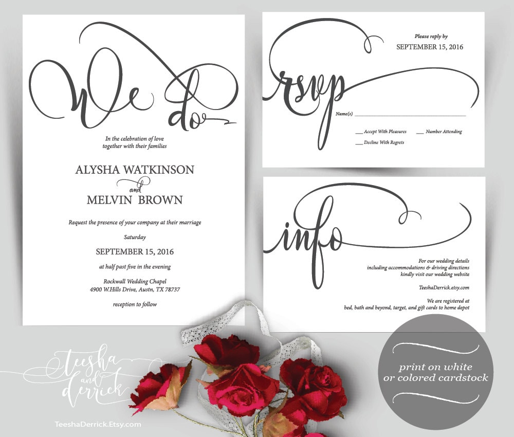 We Do Wedding Invitations 9