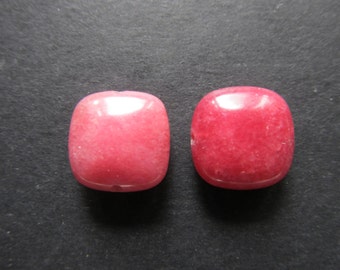 2-button pink 15x15x6mm Jade