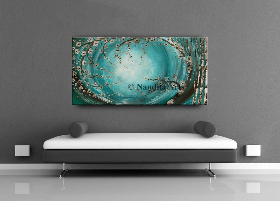 LARGE OIL PAINTING Wall Art Canvas Art Wall Decor Original