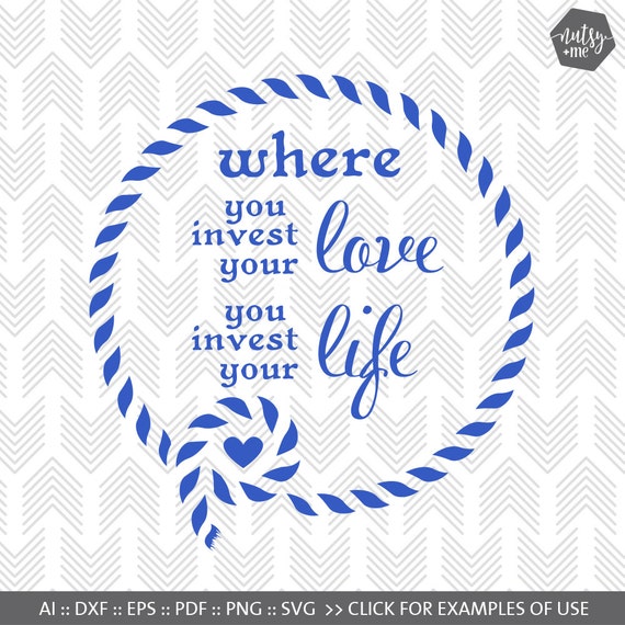 Love Life Quote SVG file Positive Quote Saying about