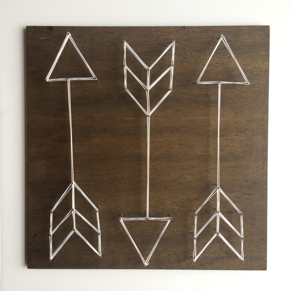 MADE TO ORDER Arrow Trio String Art Arrow String Art