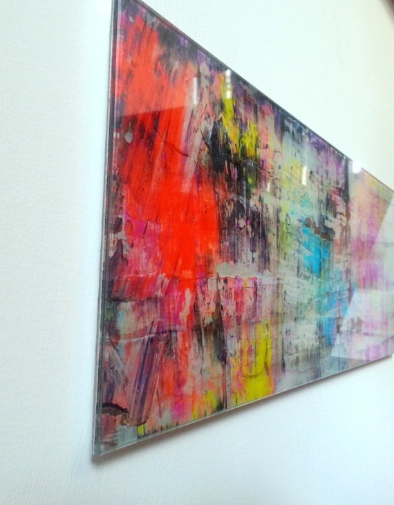 Wall art floating effect acrylic glass light by studioARTificial