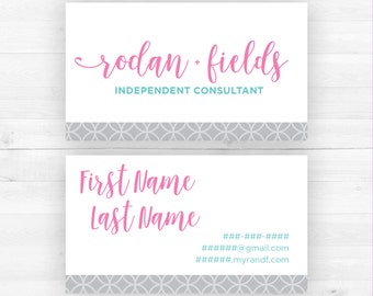 Rodan and Fields Business Cards | Customized Printable