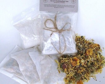 Herbal Soothing Calendula, Chamomile & Oats Bath Tea