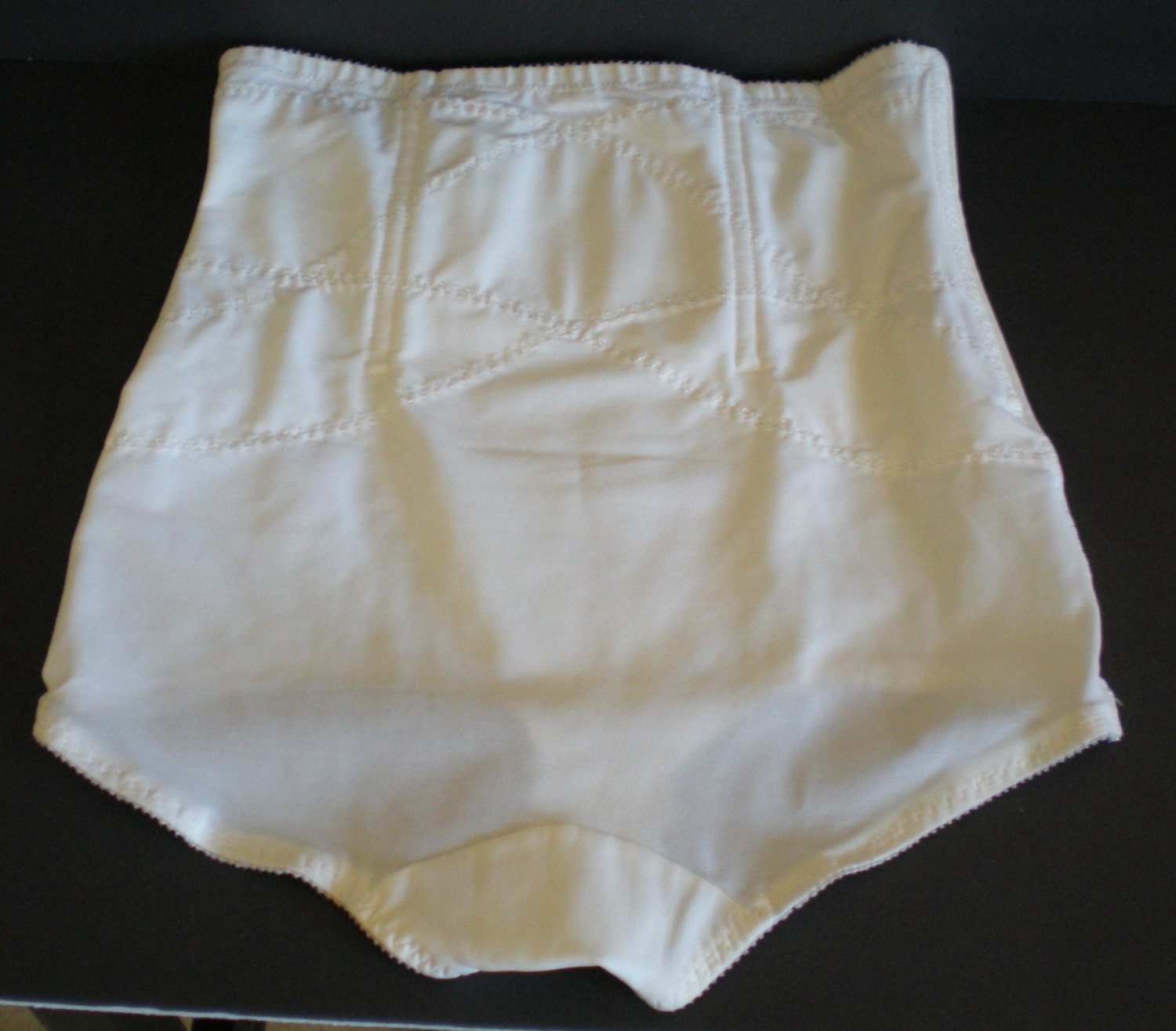 High-Waist-Panty-Girdle-Vintage-Montgomery-Ward-34-With-Boning