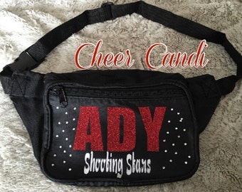 Customized Fanny Pack WITH Scattered Rhinestones