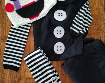 Five Nights at Freddy's INSPIRED Child Costumes and Hats. Marionette Character