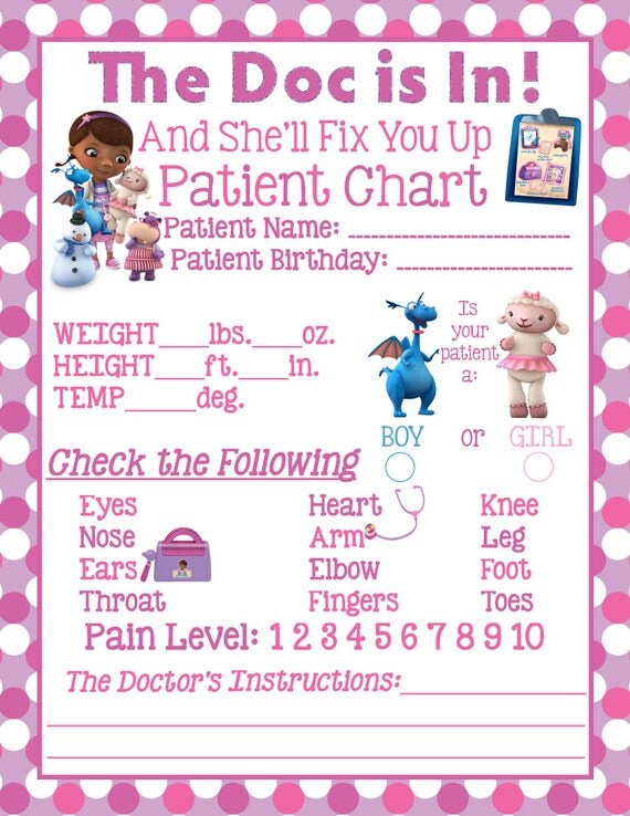 doc-mcstuffins-patient-chart-by-scpapercreations-on-etsy