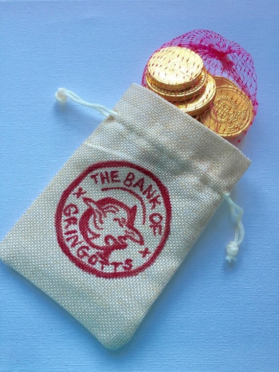 Gringotts bank coin pouch harry potter christmas stocking