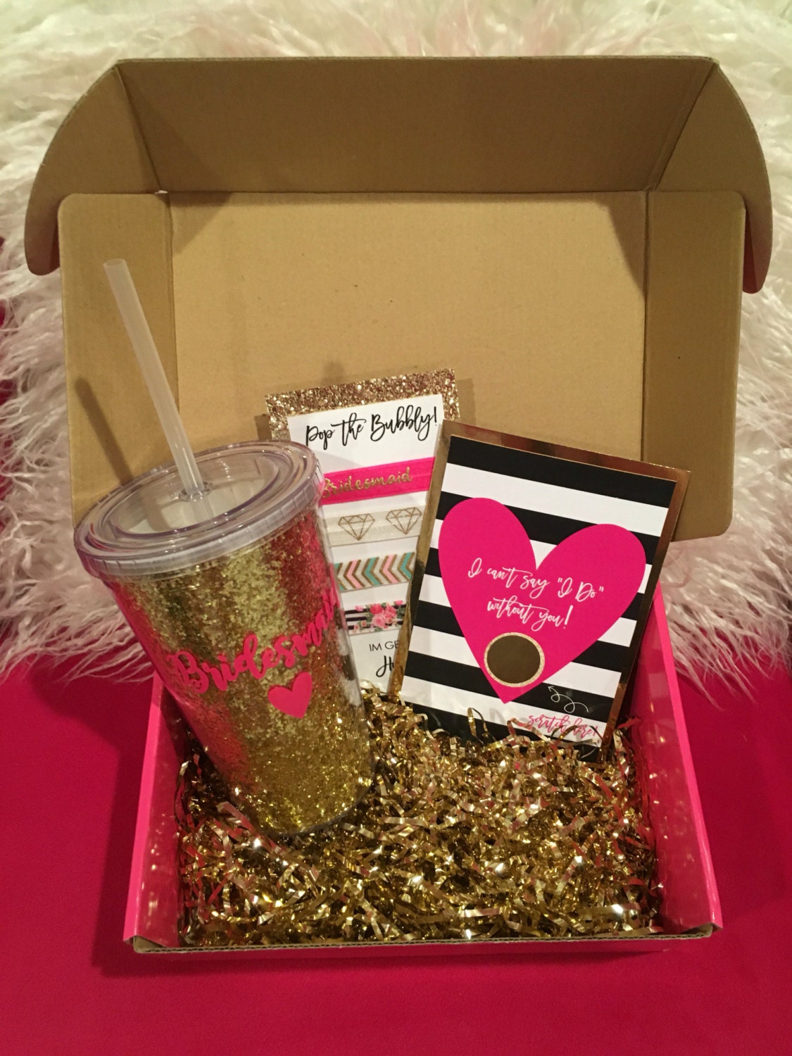 Bridesmaid Box Gift Set by Anistonlanegifts on Etsy