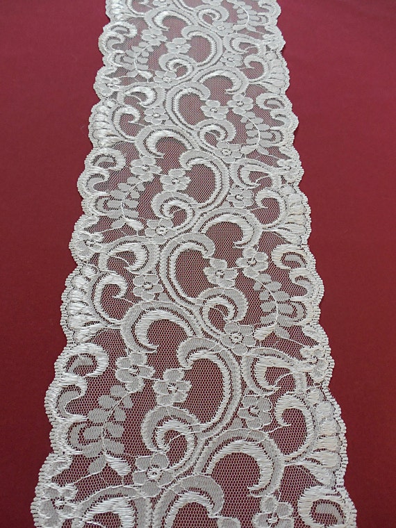 Ivory lace table runner wedding table runner by YourWeddingSupply