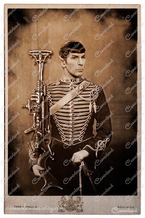 Star trek - TOS - Spock Steampunker - Steampunk Photoshop - Image 500 X 768 - DPI 72 by cameolandia steampunk buy now online