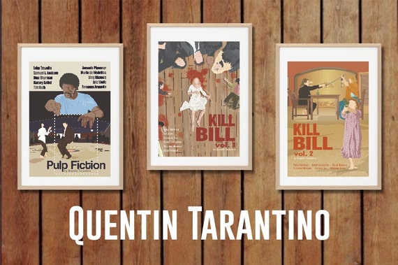 Quentin Tarantino Film Print Collection | quentin tarantino collection movie prints set by Quentin Tarantino Film Print Collection | quentin tarantino collection movie prints set by