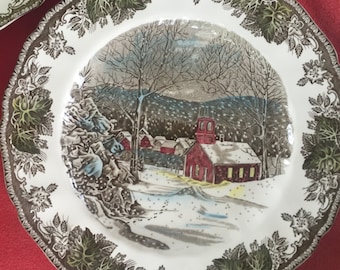 Johnson Brother's "Friendly Village" dinner plate