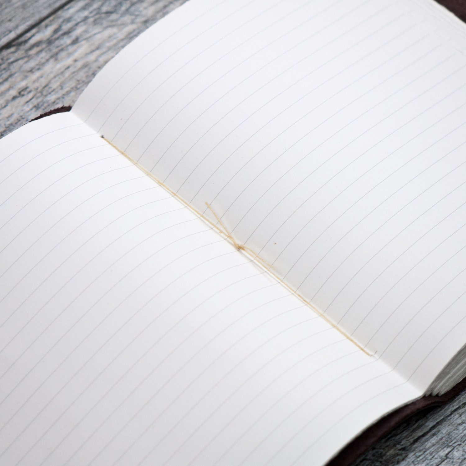 Lined Paper for Leather Personalized Journal Sketchbook