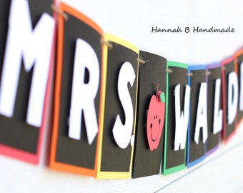 Teacher Banner, Teacher Gift