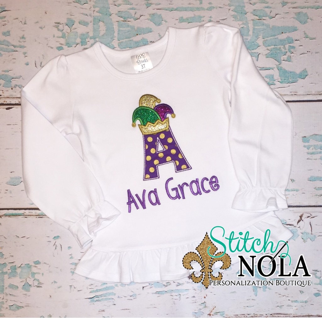 mardi gras shirt bodysuit