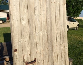 Weathered Old Barn Door, Reclaimed Wood