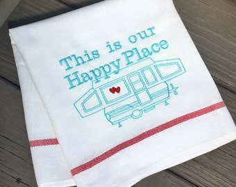 Camper Decor RV Throw Pillow This is Our by
