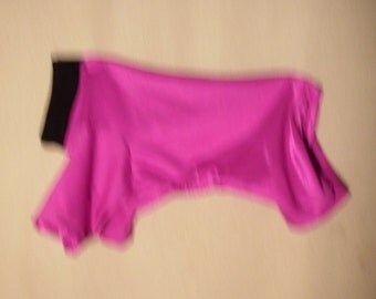 size small hot pink romper jammies