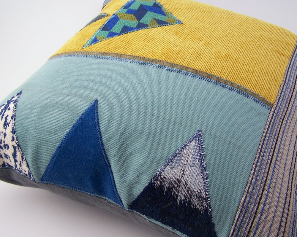 PILLOW pillow cover upholstery fabric designer patchwork