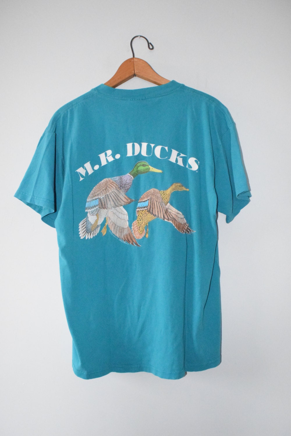 M.R. DUCKS '93 TEE // size large // 90s // t-shirt by GUTTERSHOP